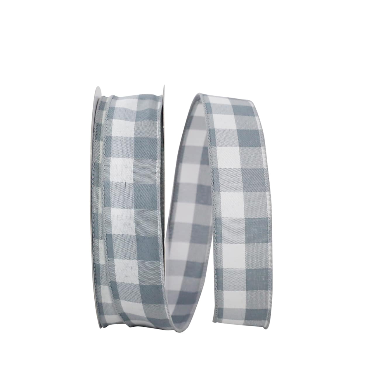 JAM Paper 1.5" x 50yd. Wired Celine Plaid Ribbon